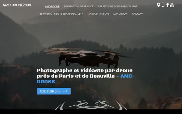 Screenshot of amcdrone.fr