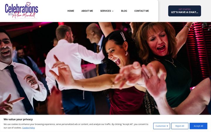 Screenshot του amcelebrations.co.uk
