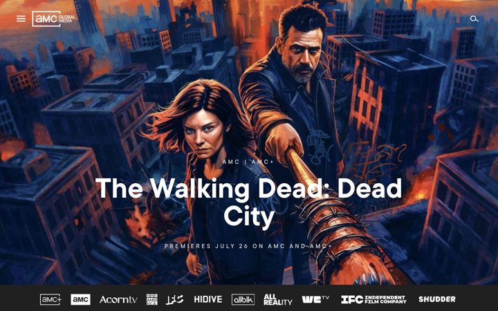 Screenshot of amcglobalmedia.com