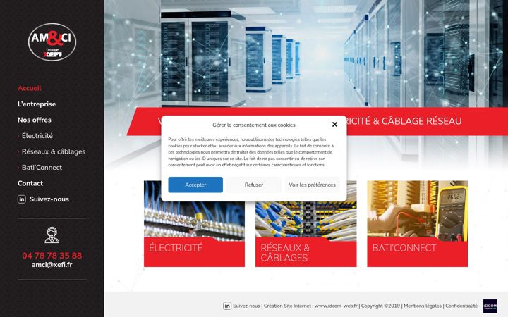 Screenshot of amci-lyon.com