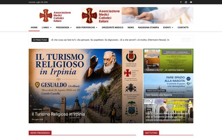 Screenshot of amciitalia.org