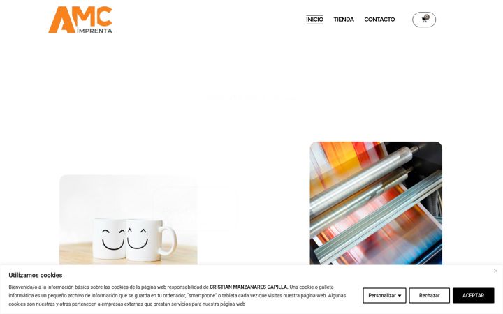 Screenshot of amcimprenta.com