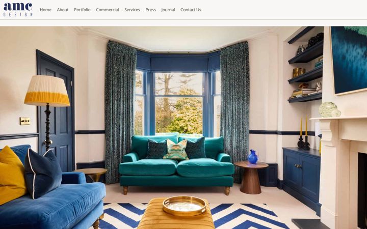 Captură de ecran a amcinteriordesign.co.uk