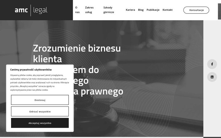 Screenshot of amclegal.pl