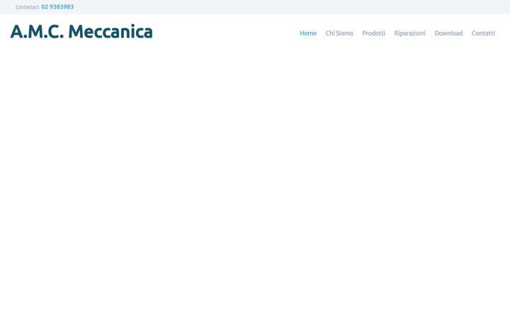 Screenshot of amcmeccanica.it