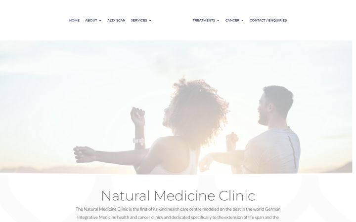 Screenshot of amcmed.co.za