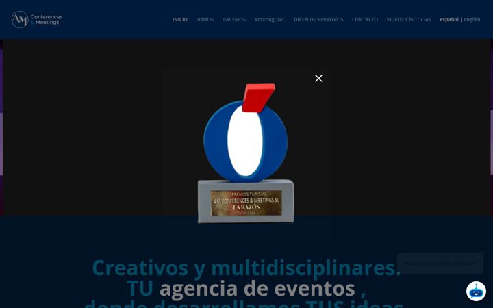 Screenshot of amconferences.es