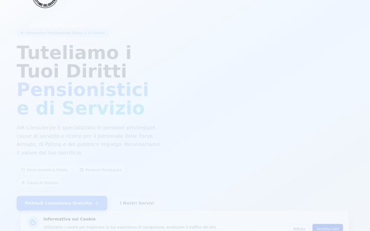 Screenshot of amconsulenze.it