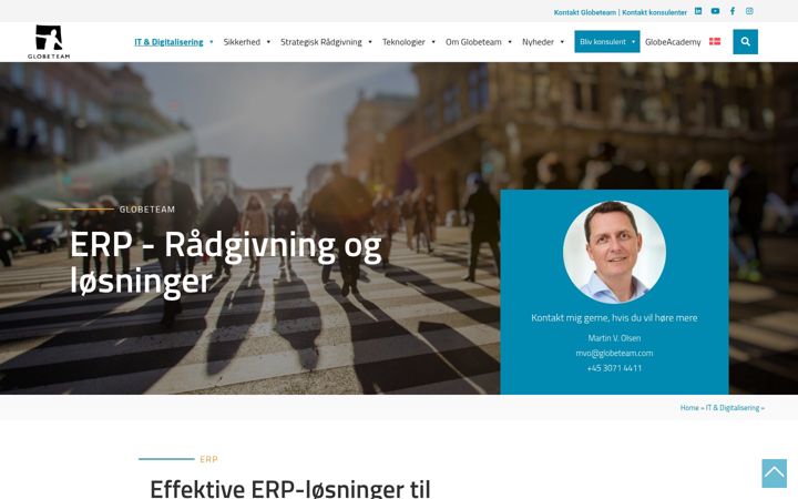 Screenshot ta' amconsulting.dk