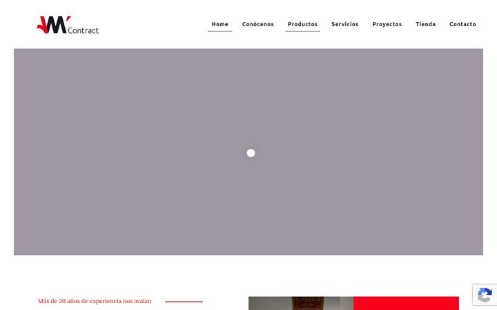 Screenshot of amcontract.es