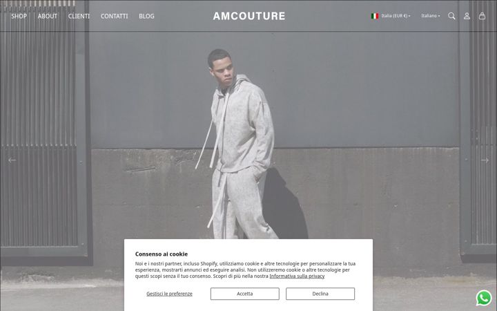 Screenshot of amcouture.it