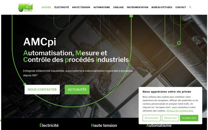 Screenshot of amcpi.fr