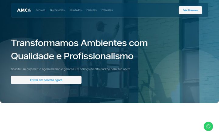 Screenshot of amcpinturas.com.br
