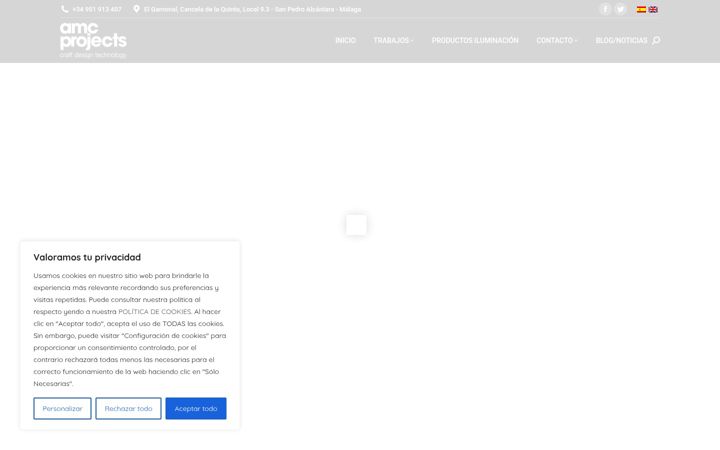 Screenshot of amcprojects.com