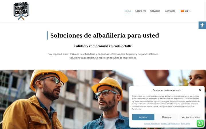 Snimka zaslona za amcreformas.com