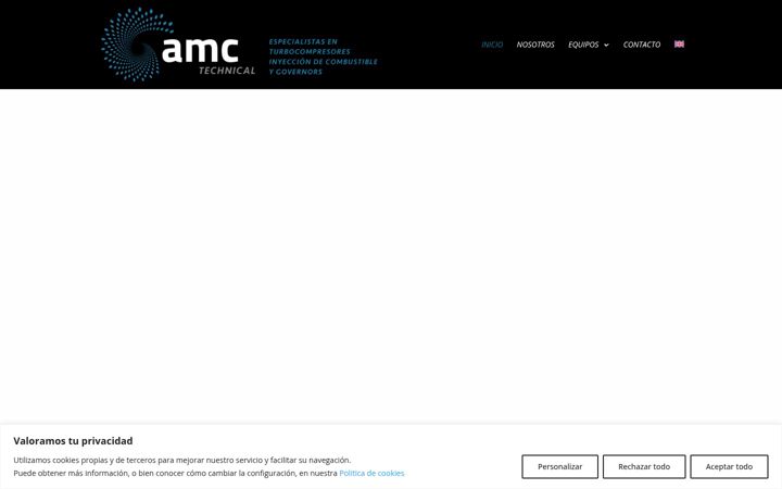 Screenshot di amctec.es