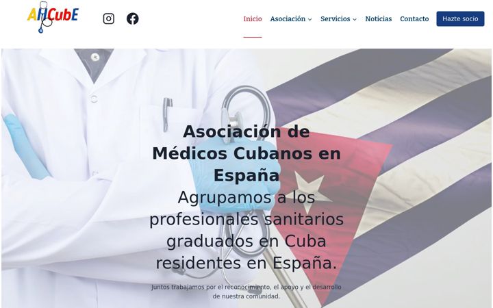 Screenshot of amcube.es