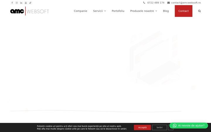 Snímek obrazovky amcwebsoft.ro