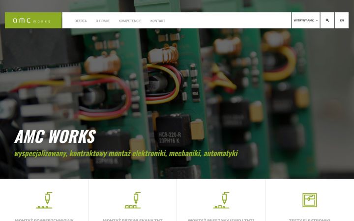 Captura de pantalla de amcworks.pl