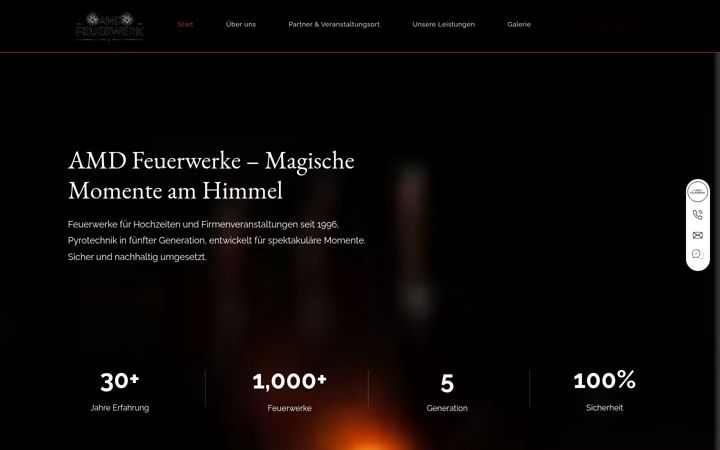 Screenshot of amd-feuerwerk.de