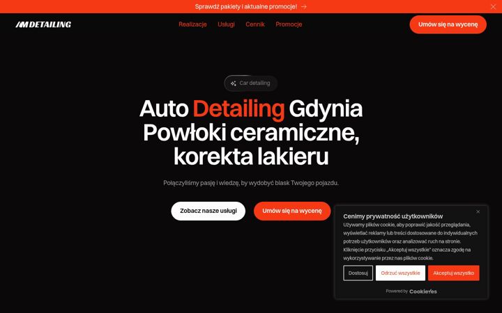 Screenshot of amdetailing.pl