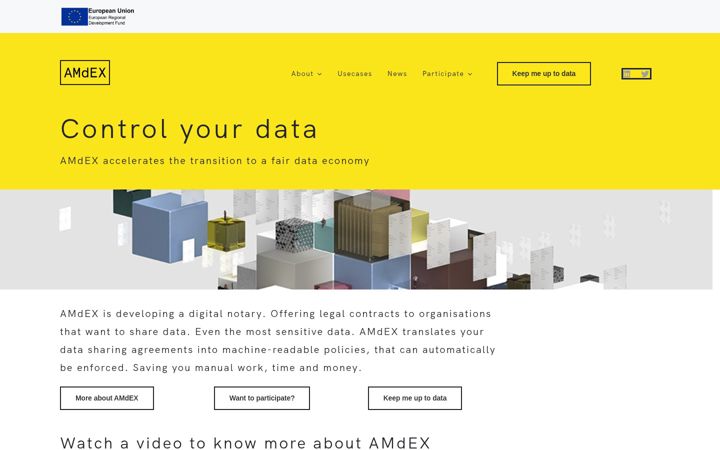 Screenshot of amdex.eu