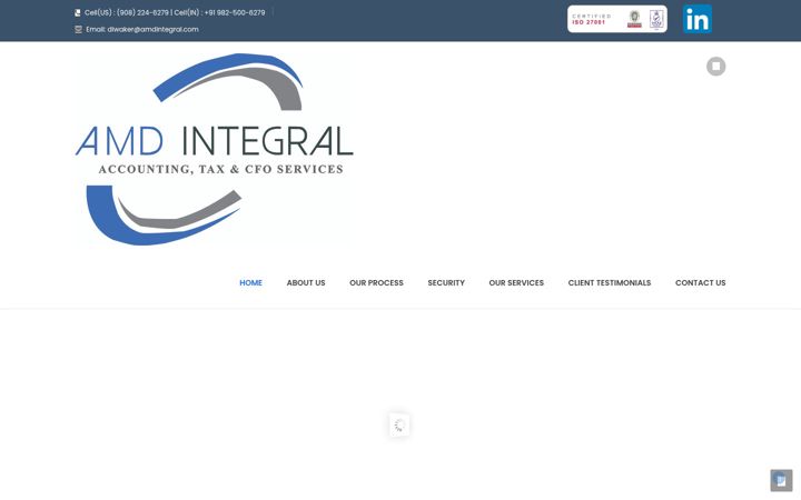 Screenshot ta' amdintegral.com