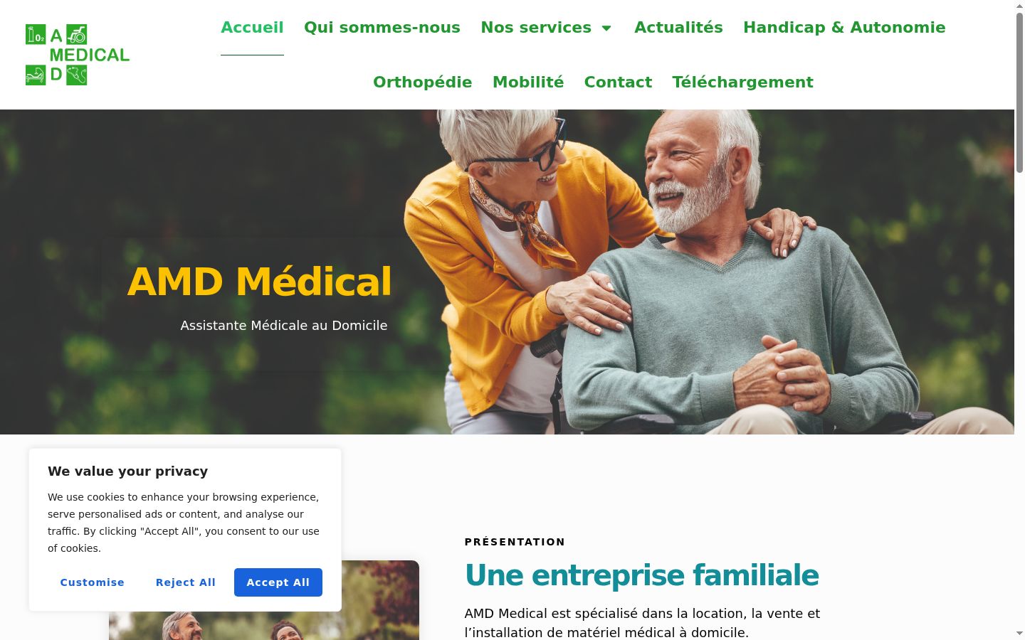 Screenshot van de toestemmingsbanner zoals getoond vóór enige interactie