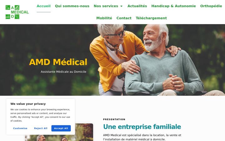 Screenshot of amdmedical84.fr