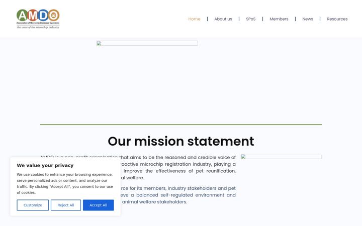 Screenshot ta' amdo.org.uk