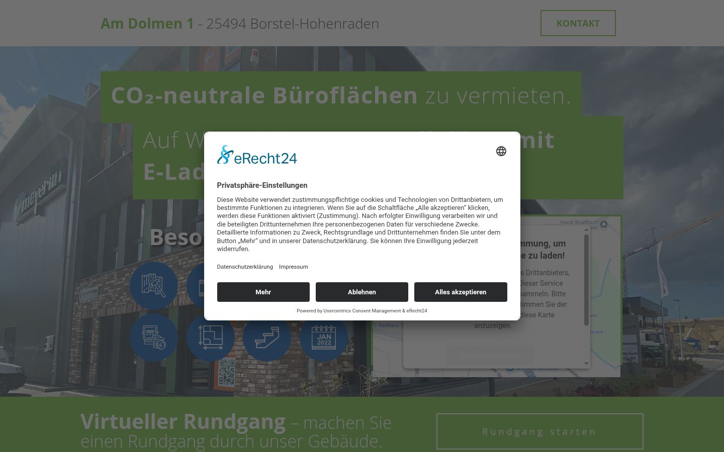 Screenshot tal-banner tal-kunsens muri qabel kwalunkwe interazzjoni