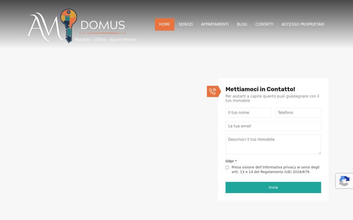 Screenshot ta' amdomus.it