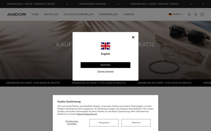 Screenshot of amdorbrand.com