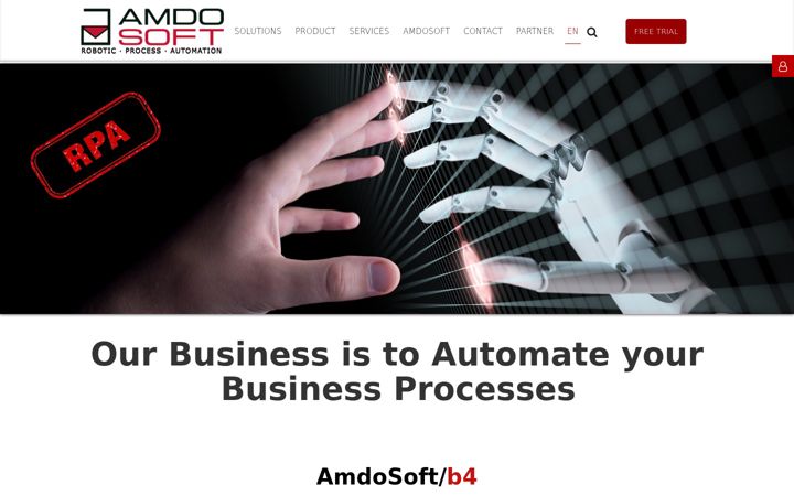 Screenshot of amdosoft.com