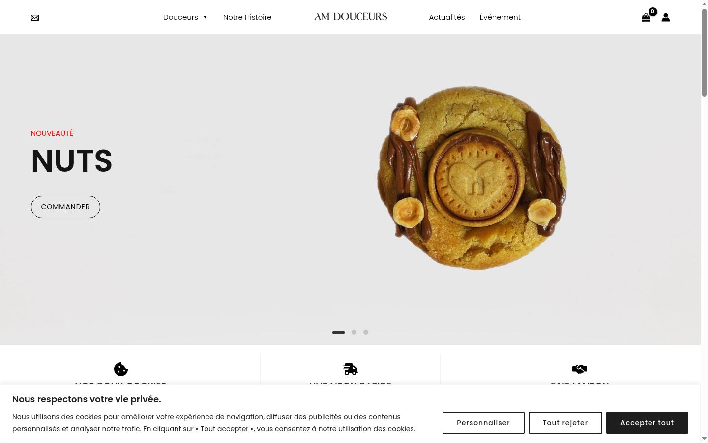 Screenshot tal-banner tal-kunsens muri qabel kwalunkwe interazzjoni