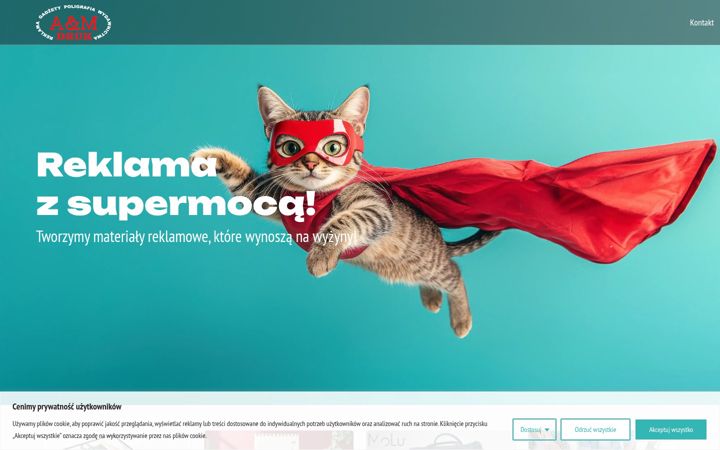 Screenshot of amdruk.net.pl