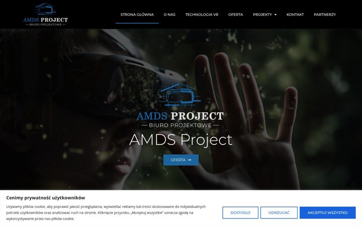 Screenshot of amdsproject.pl