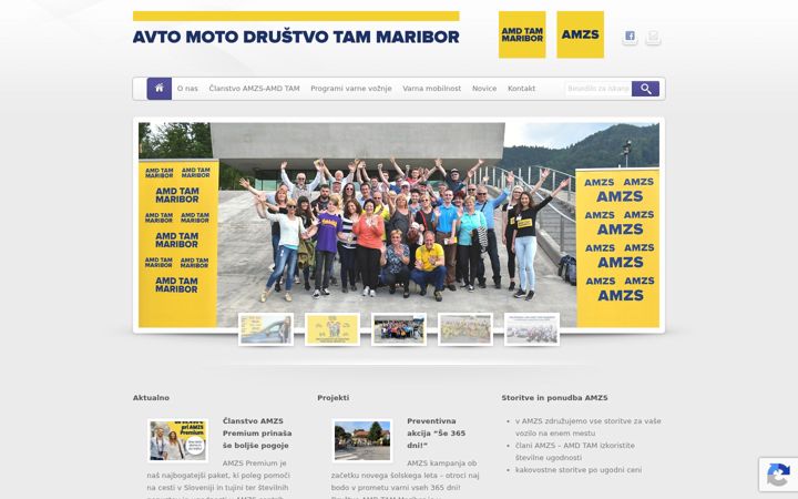 Képernyőkép: amdtam-drustvo.si