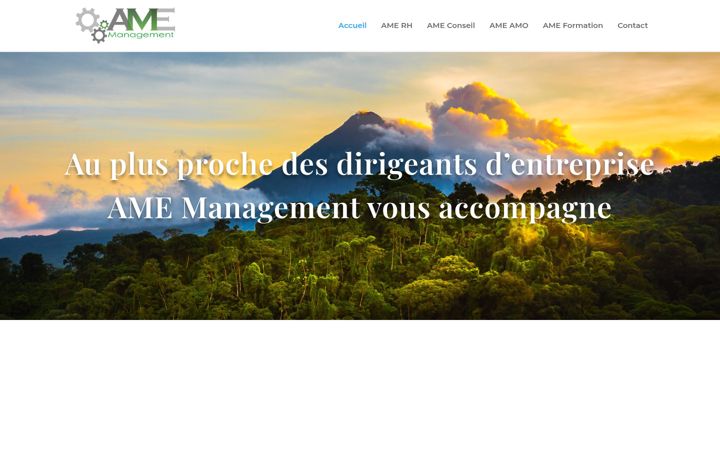 Posnetek zaslona ame-management.com