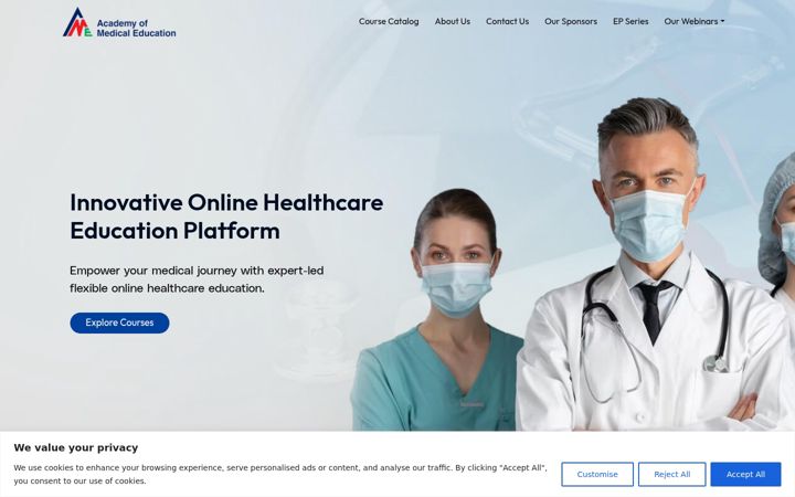 Screenshot of ame-set.com