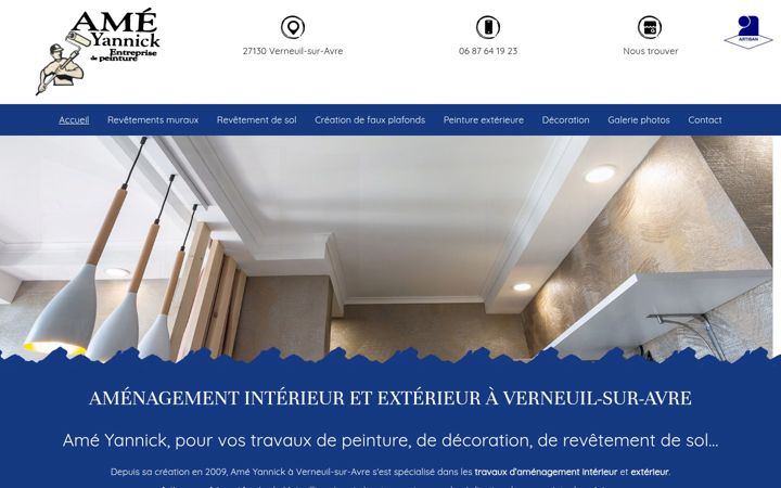 Screenshot of ame-yannick.fr