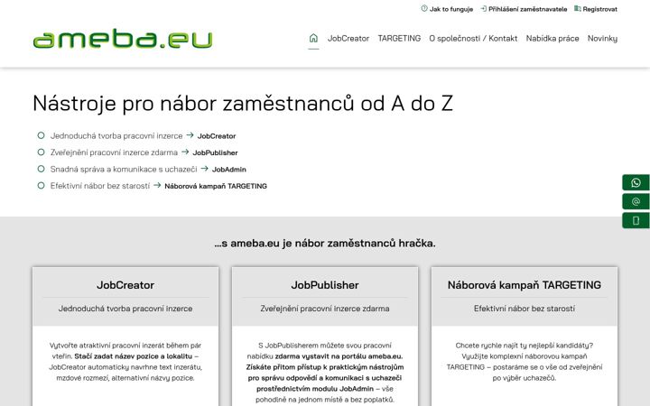 Screenshot of ameba.eu