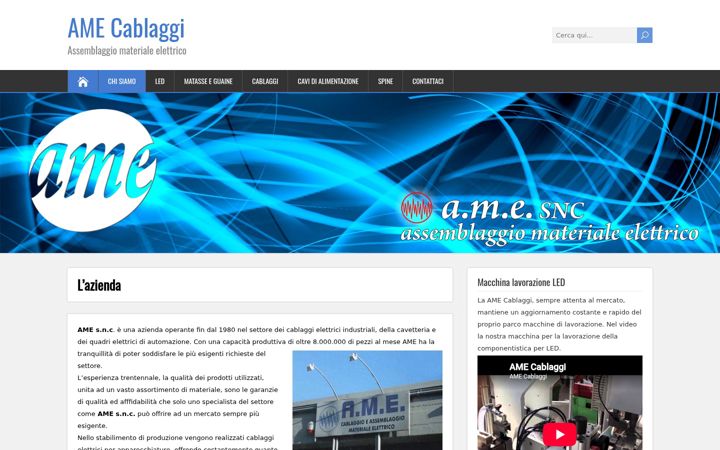 Screenshot of amecablaggi.com