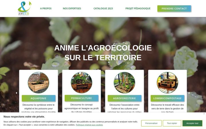 Screenshot of ameco-france.com