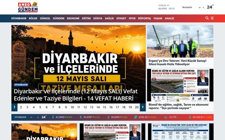 Ekrano kopija amedgundem.com.tr
