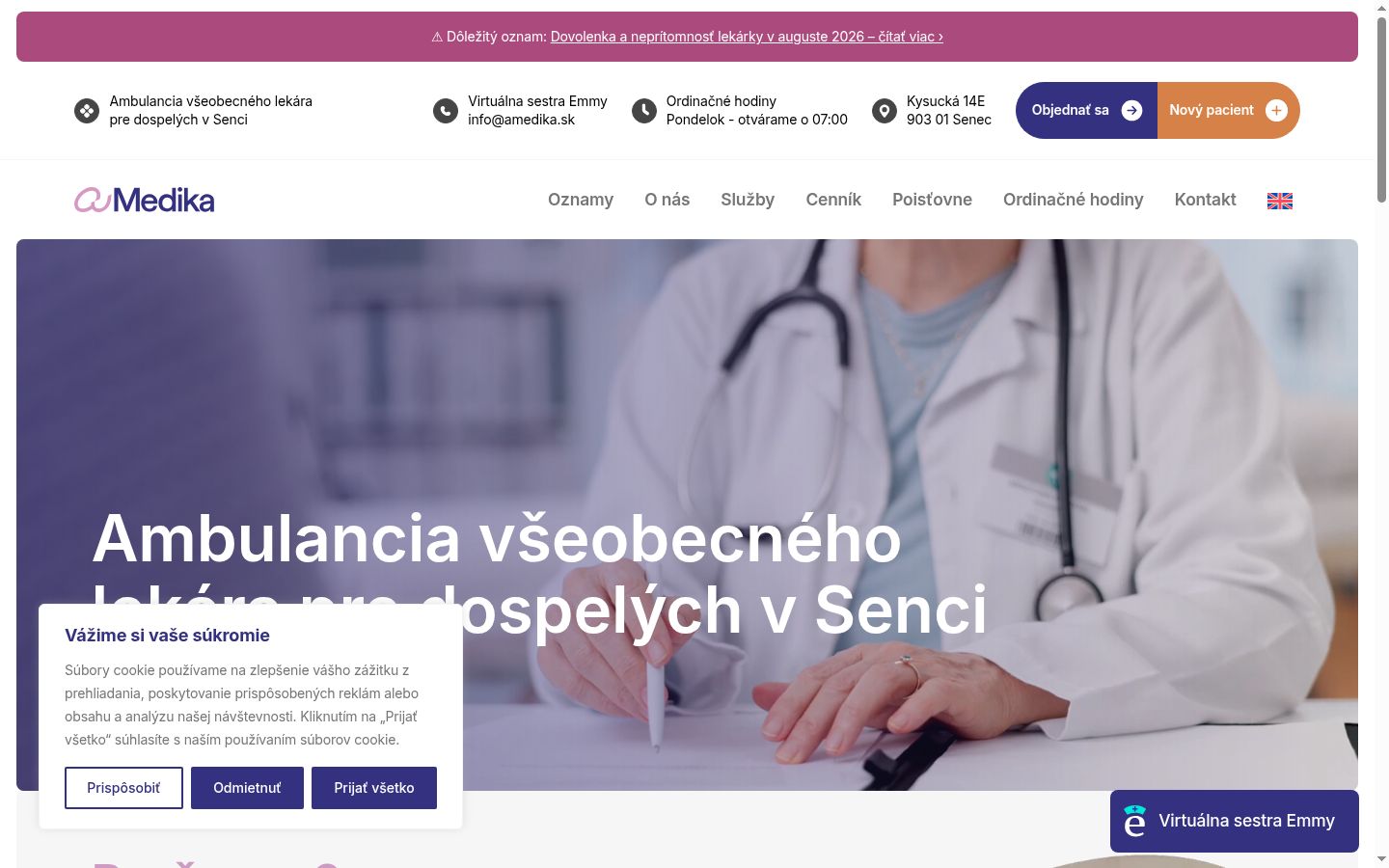 Screenshot tal-banner tal-kunsens muri qabel kwalunkwe interazzjoni