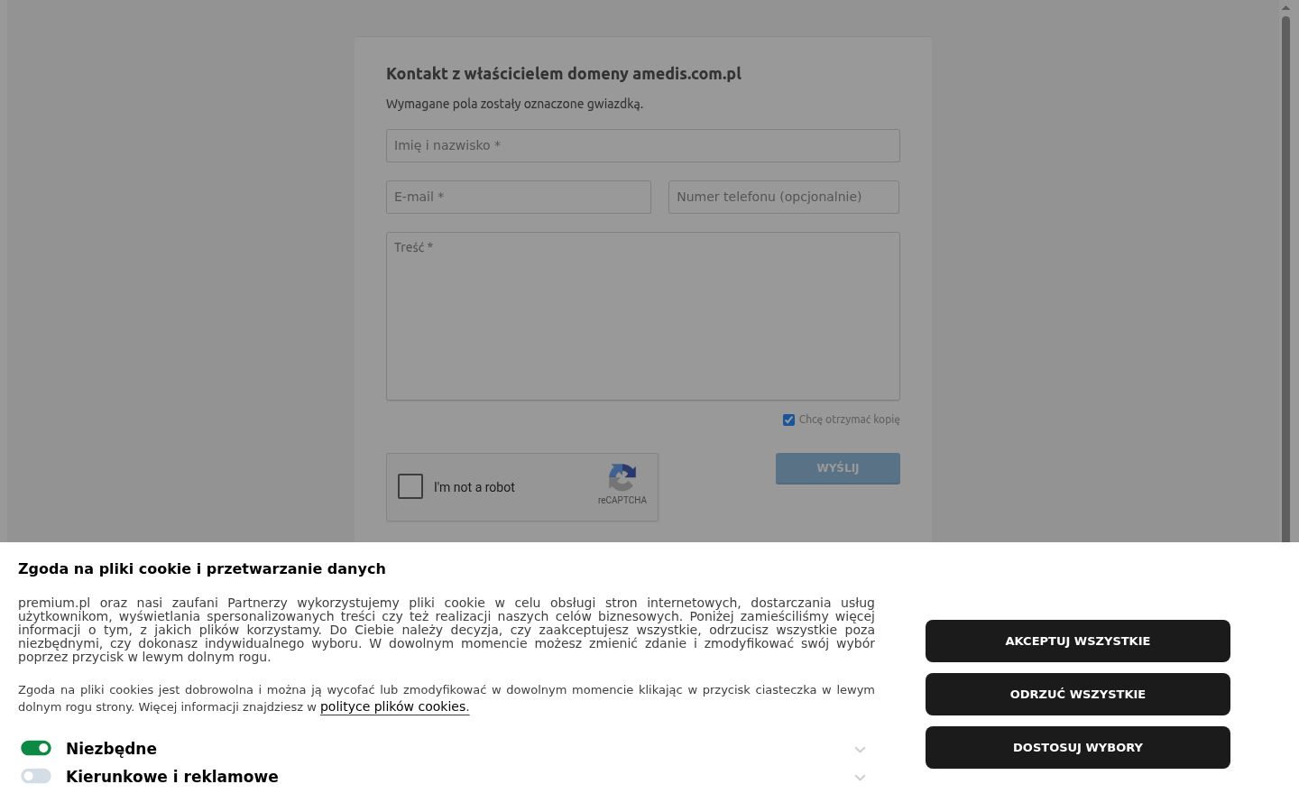 Screenshot tal-banner tal-kunsens muri qabel kwalunkwe interazzjoni