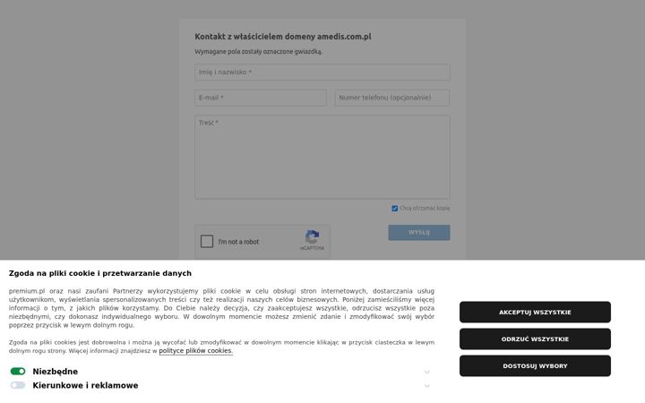 Screenshot of amedis.com.pl