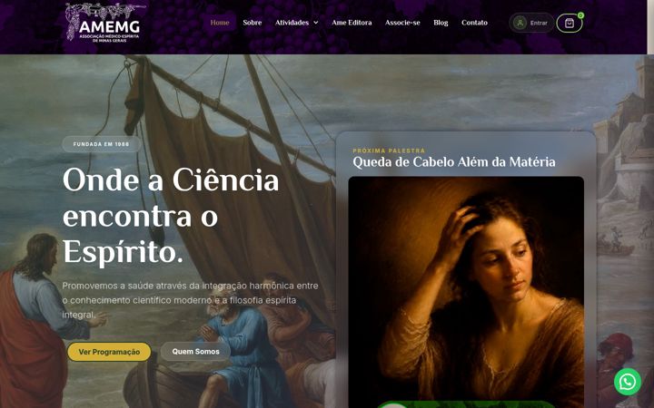 Screenshot of ameeditora.com.br