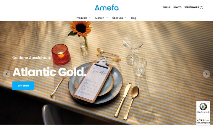 Screenshot of amefa.de